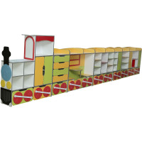 Стенка для игрушек "Сказочный экспресс"