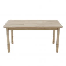 Маса детска правоъгълна от естествено дърво