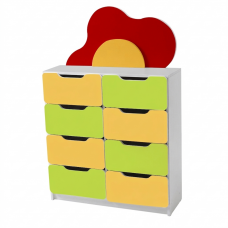 Детско скрин-шкафче "Цветна поляна"