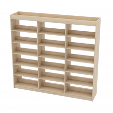 Етажерка двустранна, 18 рафта