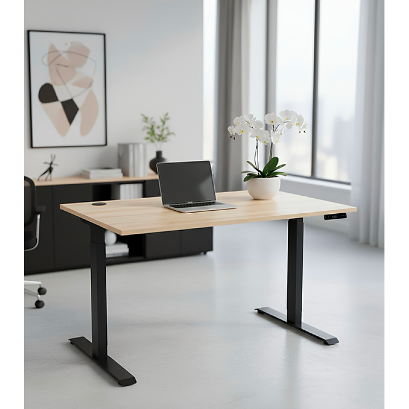 Бюро с електрическо регулиране, дву-моторно, 3-степенна колона