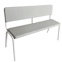 Скамья полумягкая со спинкой