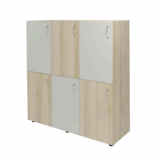 Шкаф за съхранение с 6 клетки