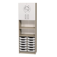 Шкаф полуоткрит с контейнери с фотопечат