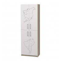 Dulap cu patru uși cu imprimare foto