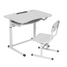 Едноместен комплект училищни мебели
