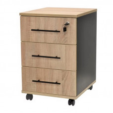 Офисен шкаф с 3 чекмеджета и ключалка