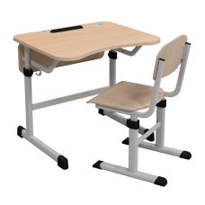 Едноместен комплект училищни мебели