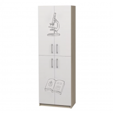  Затворен шкаф с 4 врати с фотопечат