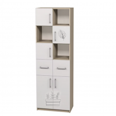 Шкаф с 5 врати комбиниран с фотопечат