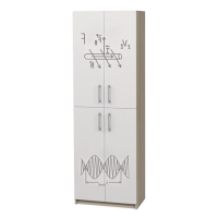  Затворен шкаф с 4 врати с фотопечат