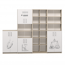 Комплект шкафов для кабинета физики