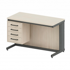 Masă demonstrativă cu 4 sertare Pro Line și acoperire HPL