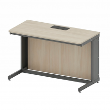 Masă demonstrativă Pro Line cu trei prize și acoperire HPL