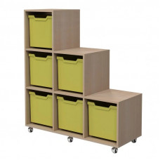 Мобилен стелаж с тави N3