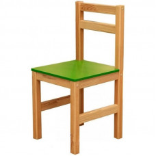 Scaun  din lemn natural "Pin" colorat 