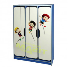  Гардероб детски трикрилен "Чудо-Деца" 