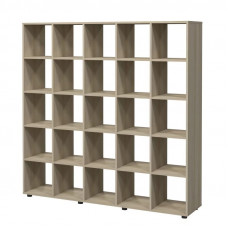 Двустранен стелаж с 25 отделения.