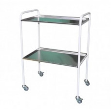 Мобилна, метална, помощна маса