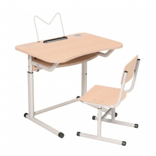 Едноместен комплект училищни мебели
