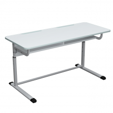 Двуместна ученическа чин на плоско-овална рама