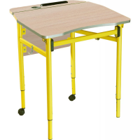 Парта-трансформер одноместная на круглом каркасе