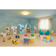 Set mobilier pentru zona de joacă