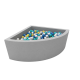 Piscina unghiulara uscata "Lucky"